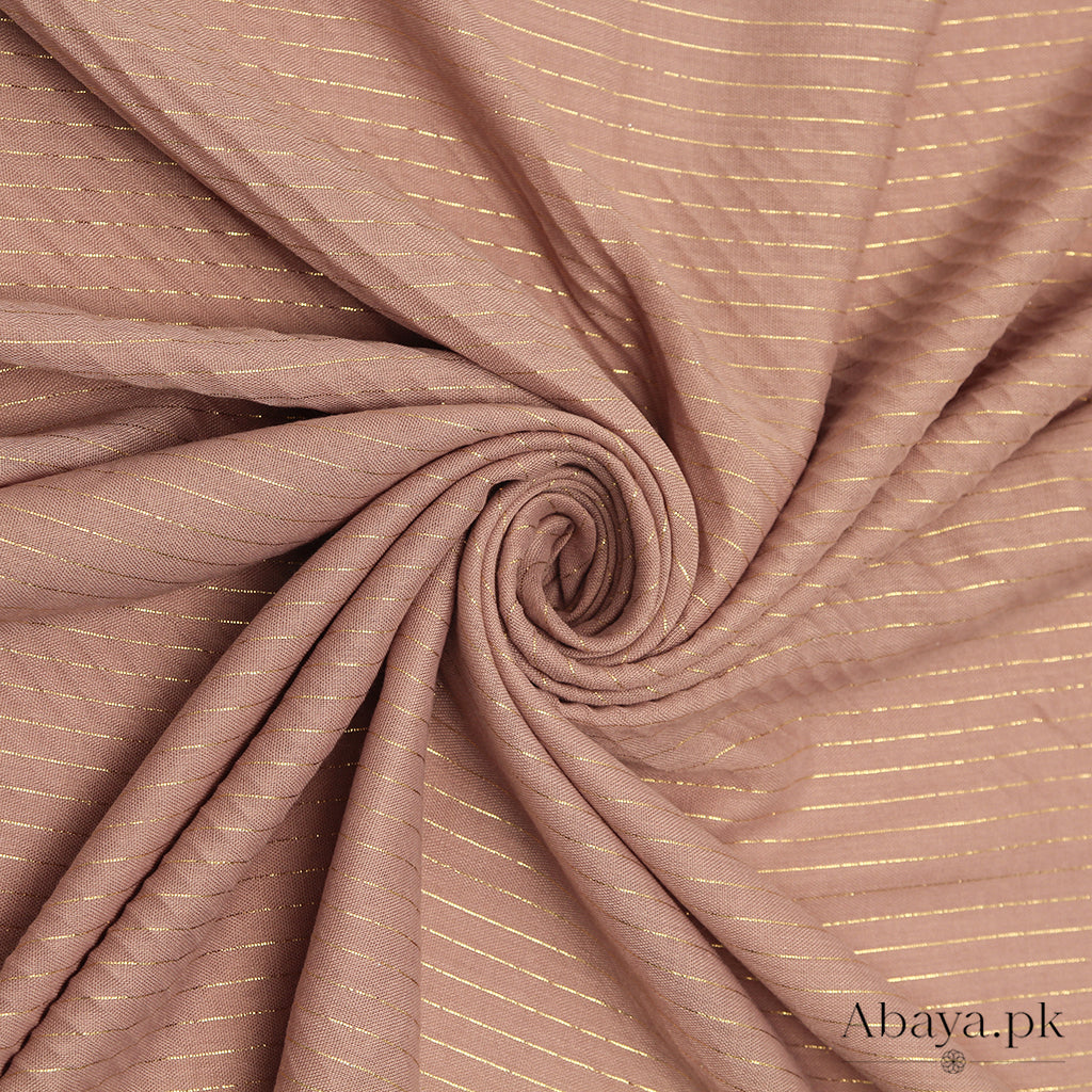 Gold Striped -  Mauve