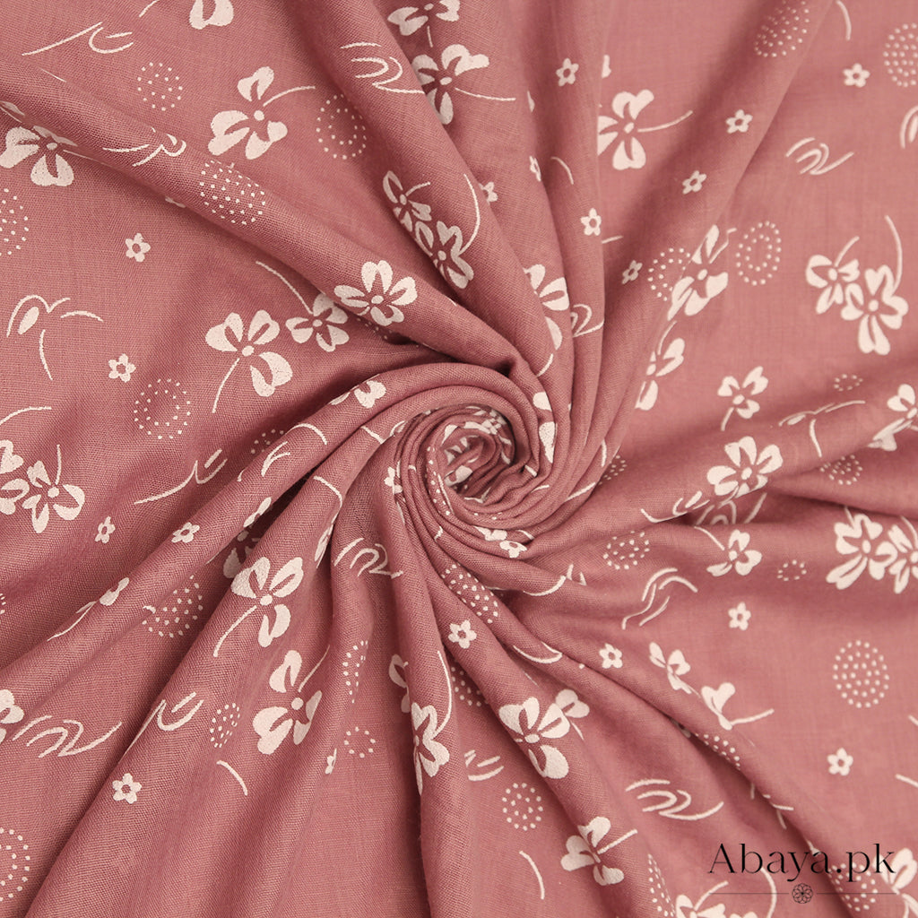 Embossed Purple Hijab