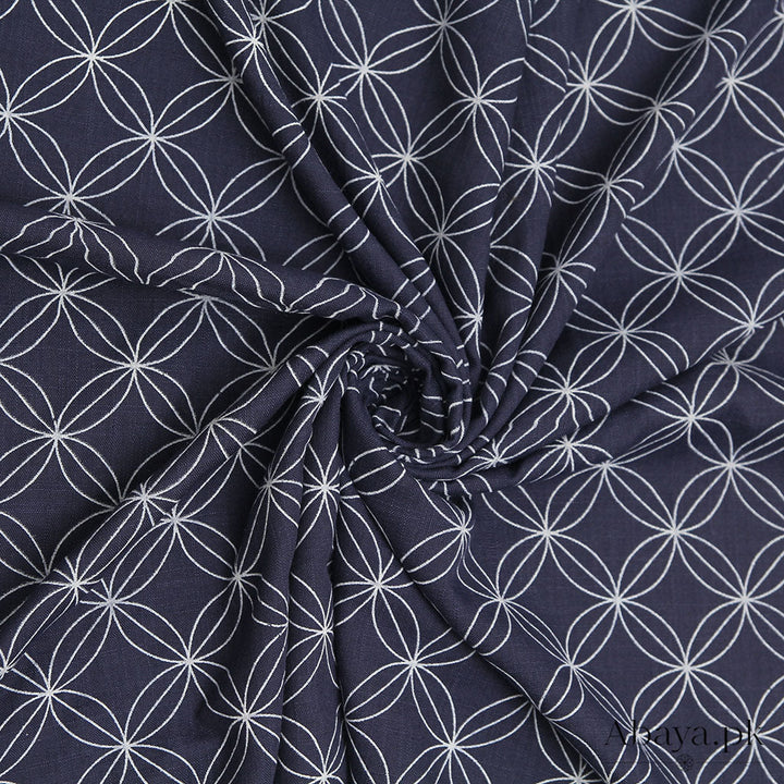 Ombre Lawn - Navy Blue