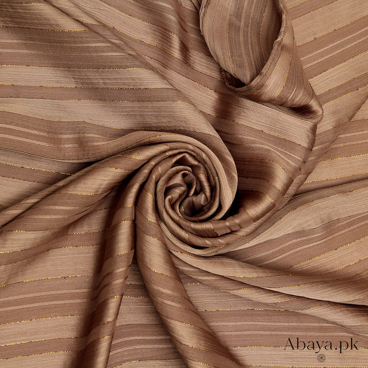 Chiffon zari-Fawn