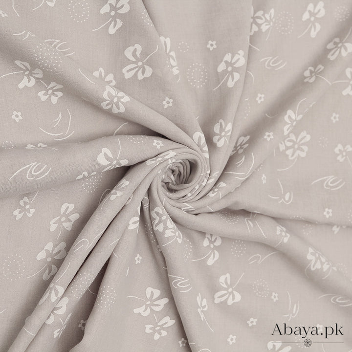 Embossed Ash Grey Hijab