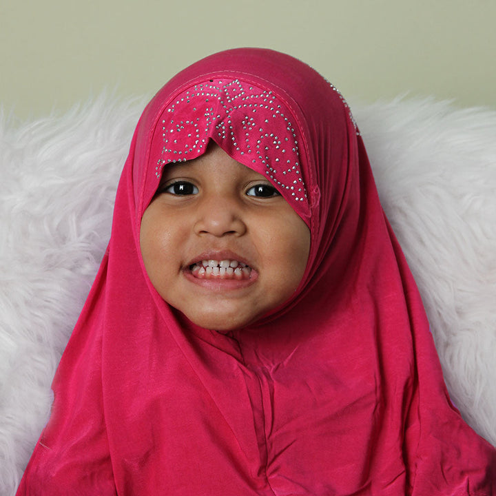 Kids Makhna Pearls - Pink