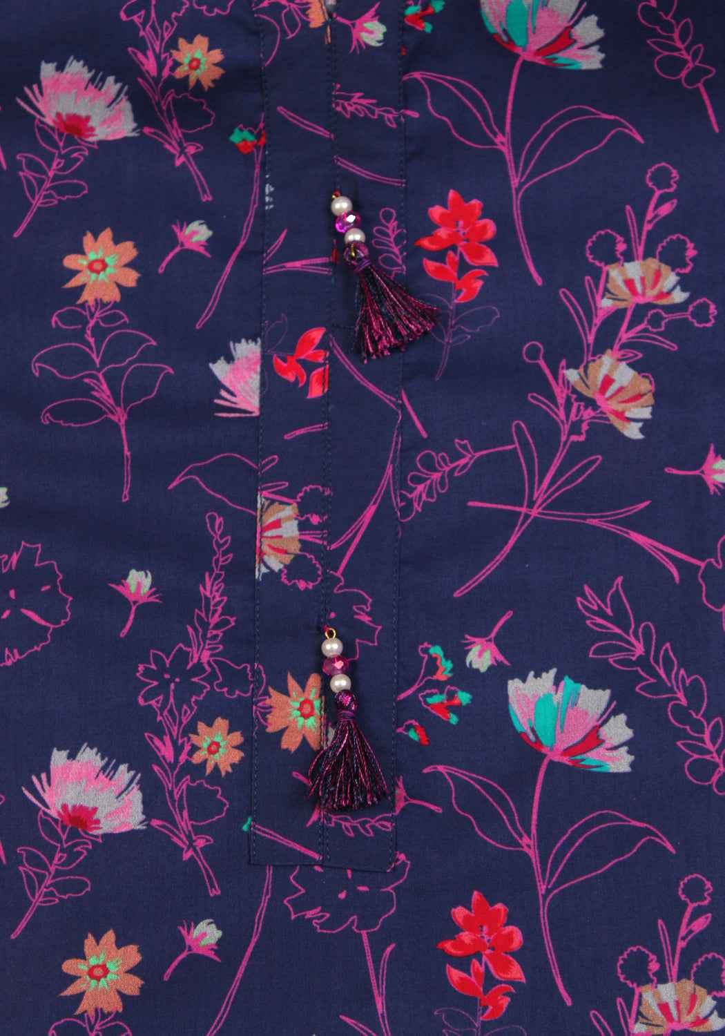 Eclipse Blossom -  2 PC Stitched Lawn Suit - Zarasi.pk