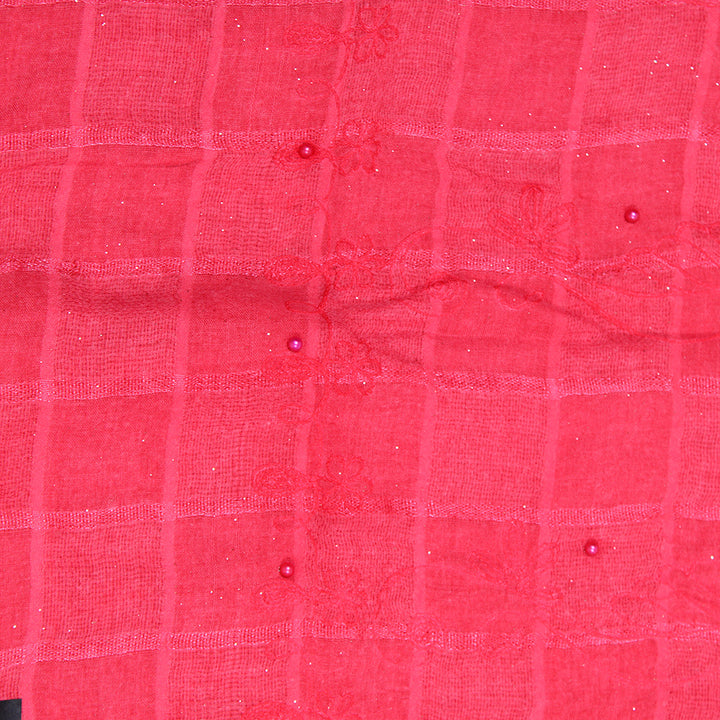 Jaheera Lawn Hijab- Red