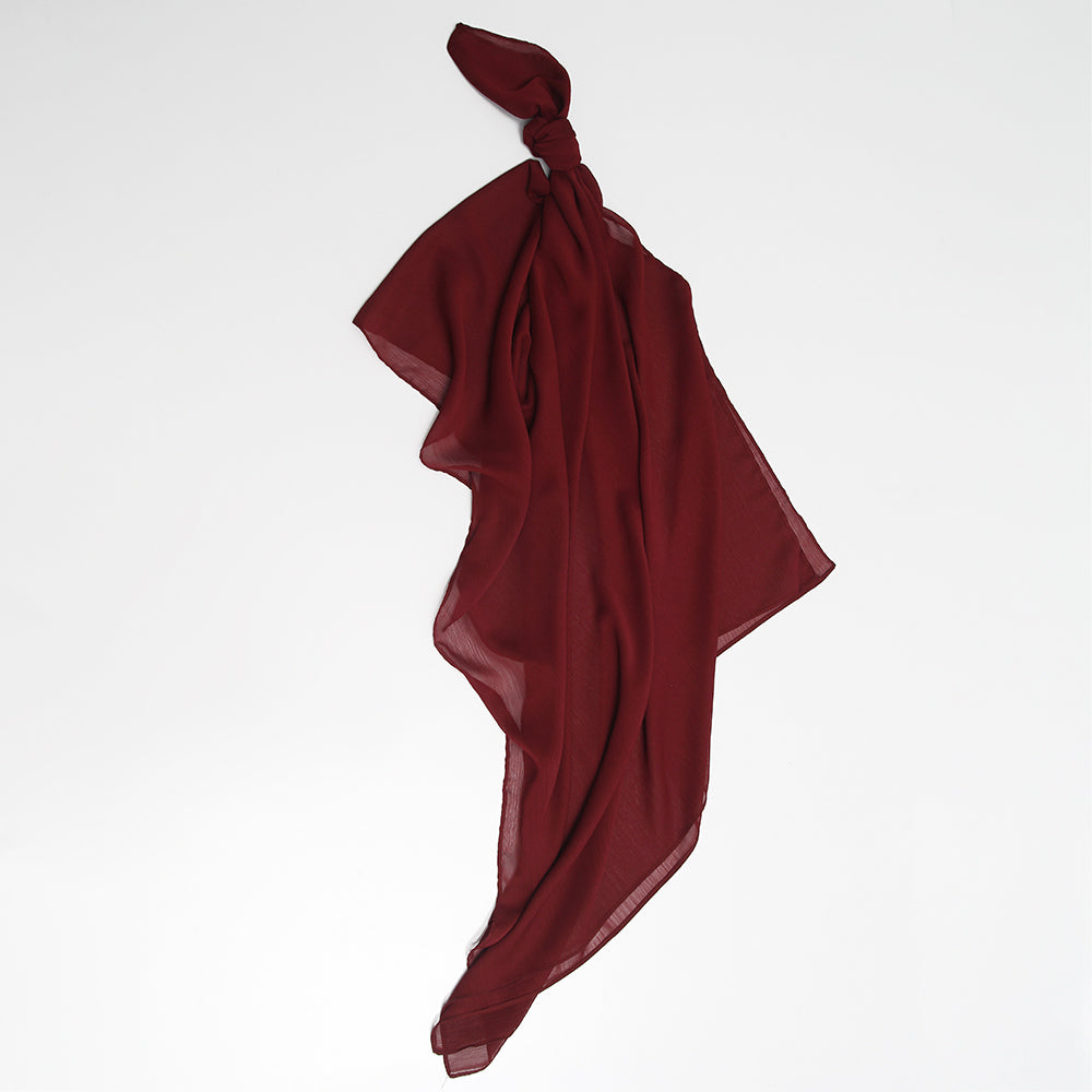 Plain Classic Georgette Hijab