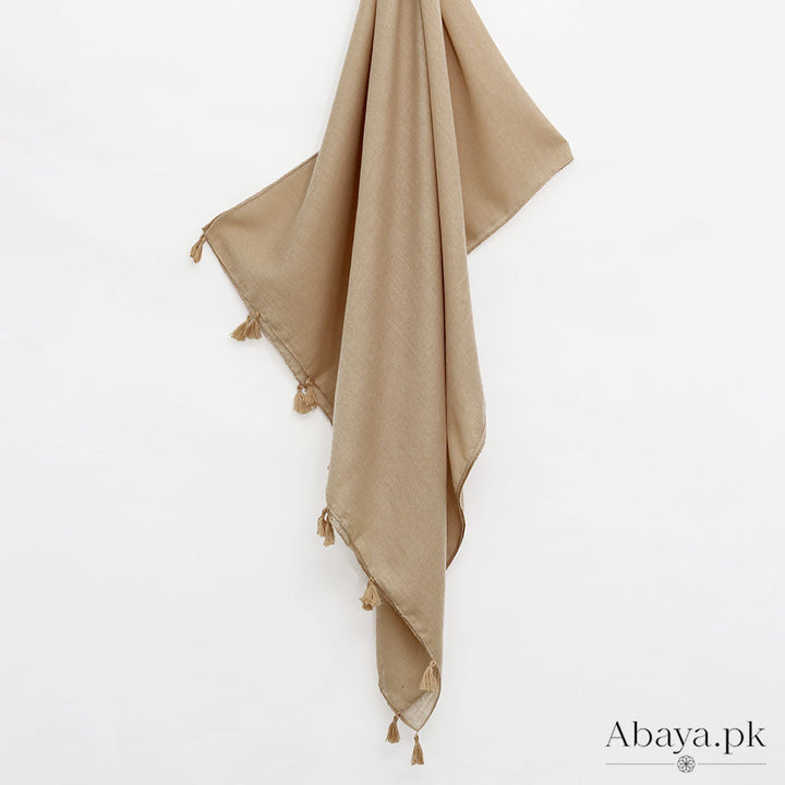 Cashmere Lawn Hijab - Khaki