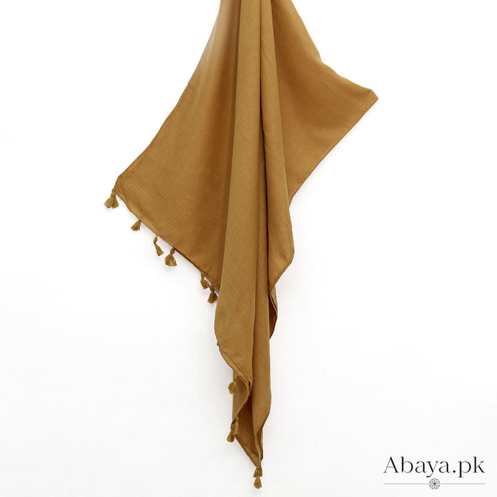 Cashmere Lawn Hijab - Camel