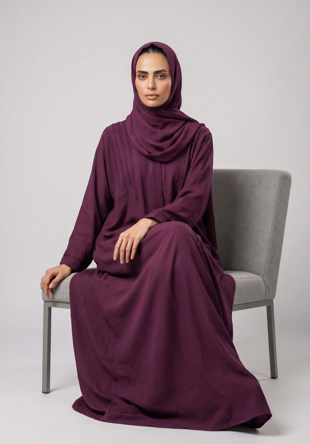 Plum CAFIFA STYLE ABAYA