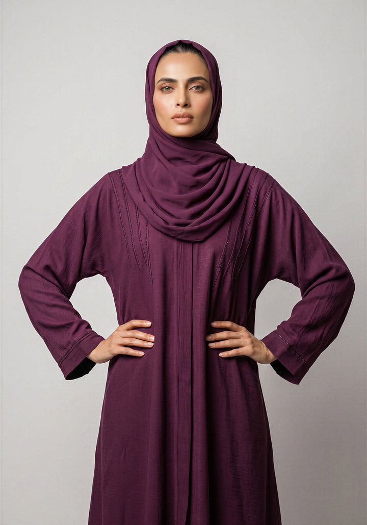 Plum CAFIFA STYLE ABAYA
