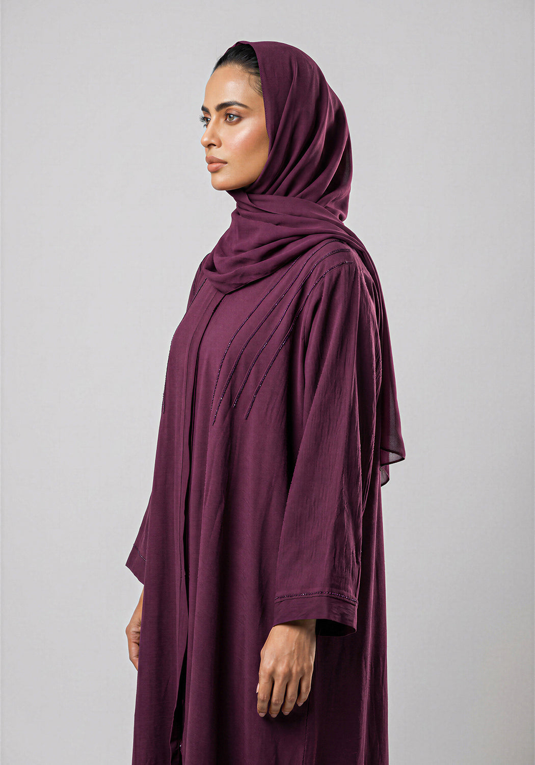 Plum CAFIFA STYLE ABAYA