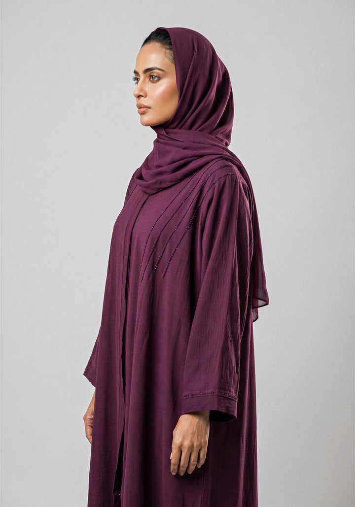 Plum CAFIFA STYLE ABAYA