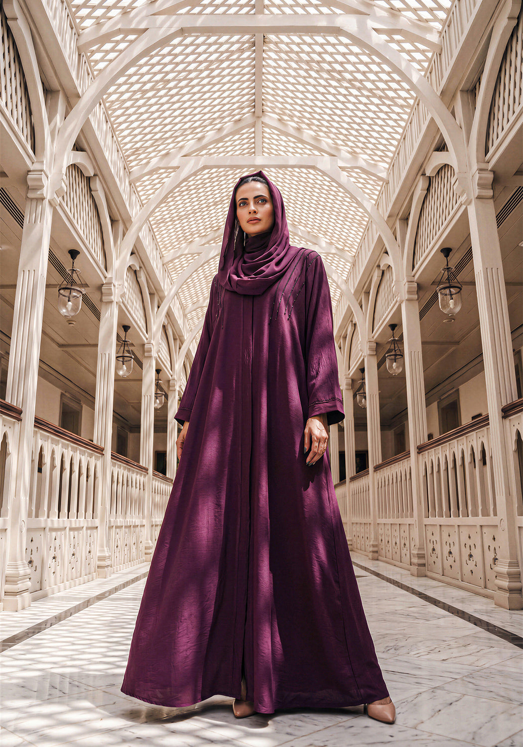 Plum CAFIFA STYLE ABAYA