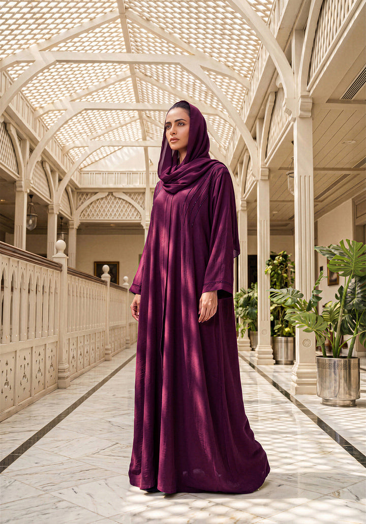 Plum CAFIFA STYLE ABAYA