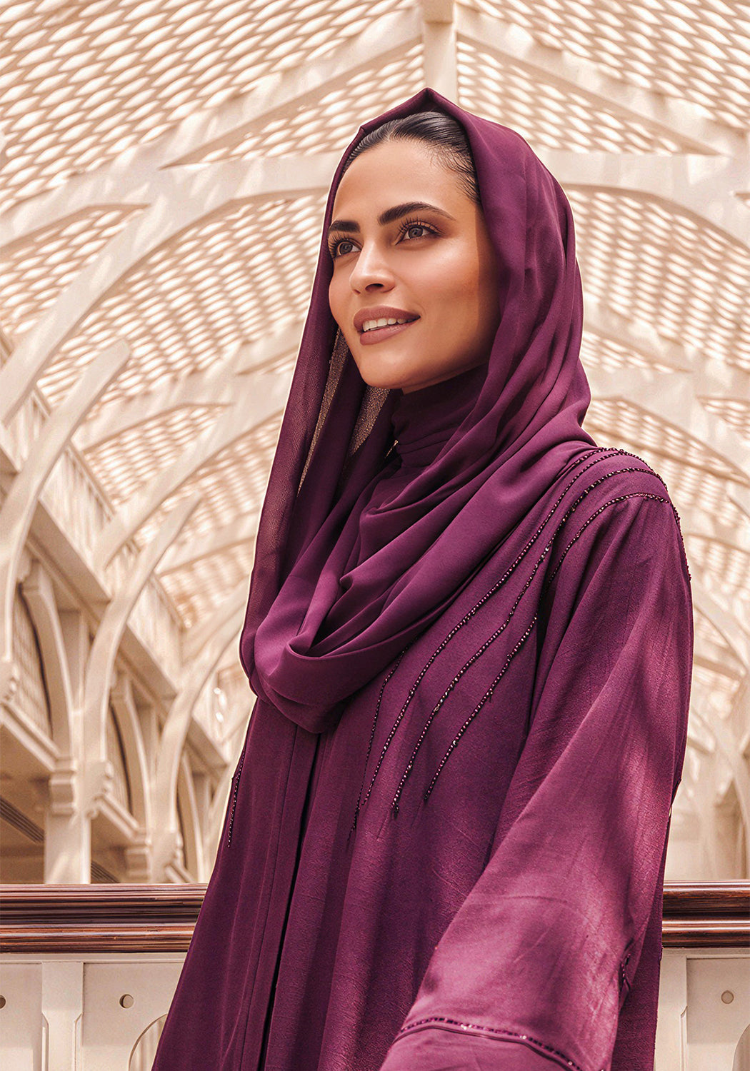Plum CAFIFA STYLE ABAYA