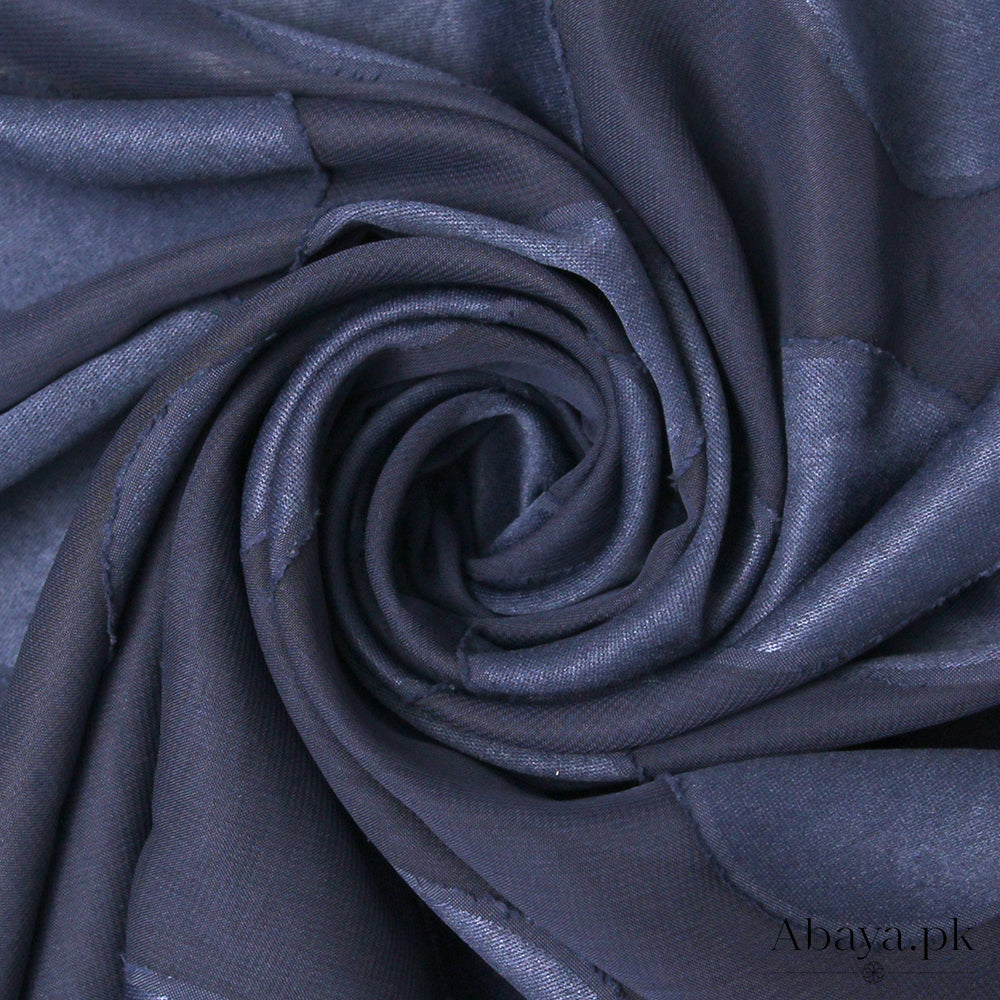 Foil Chiffon  Navy Blue