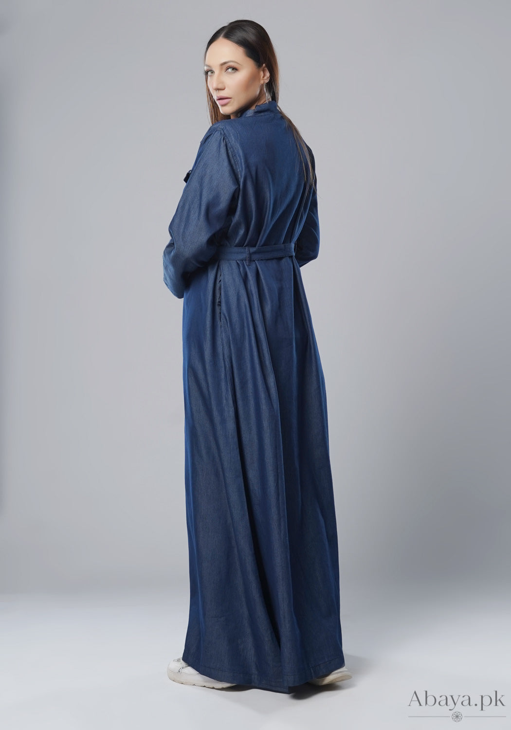 Denim Hale Abaya