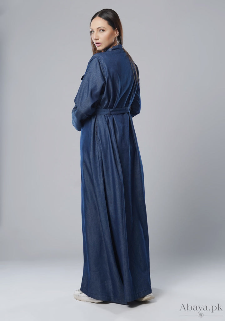 Denim Hale Abaya