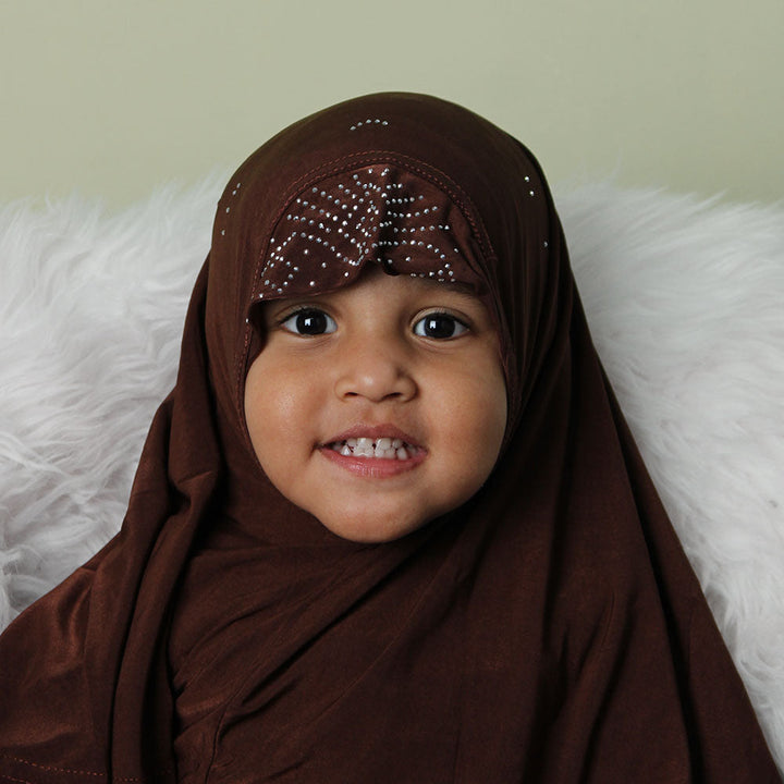 Kids Makhna Pearls - Brown