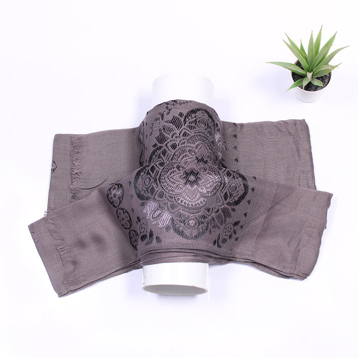 Humna Lawn Hijab - Grey