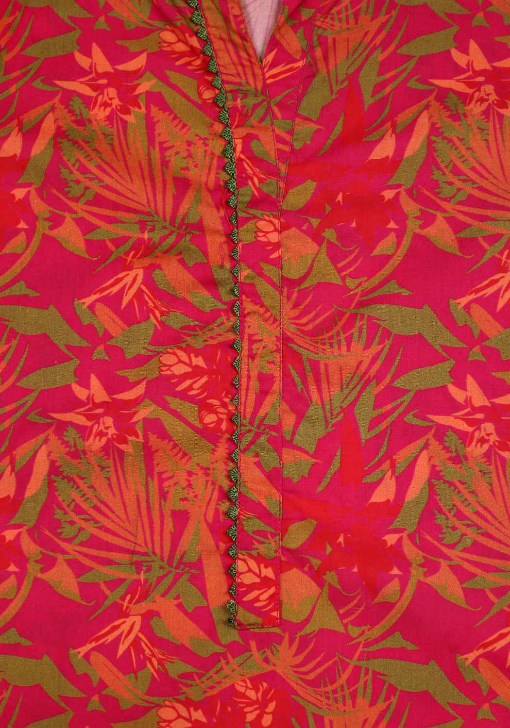 Tropical Sunset -  2 PC Stitched Lawn Suit - Zarasi.pk