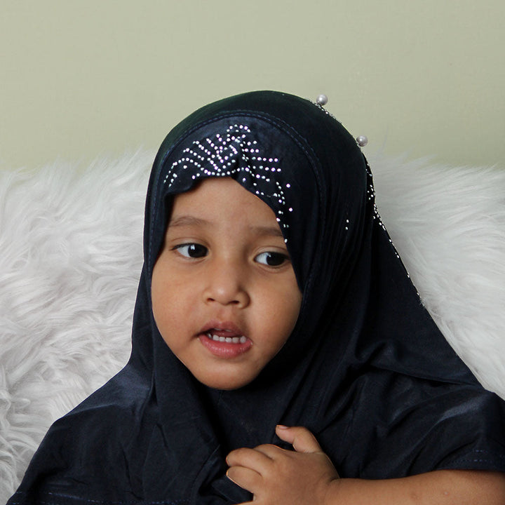 Kids Makhna Pearls - Navy Blue