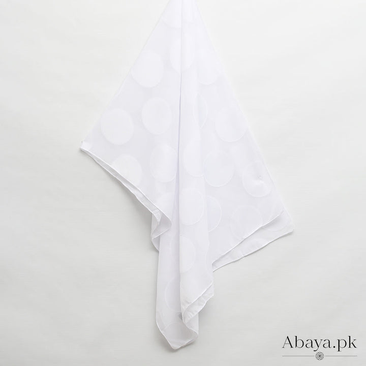 Foil Chiffon  White