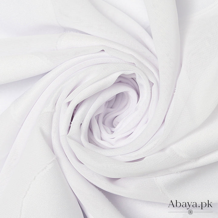 Foil Chiffon  White