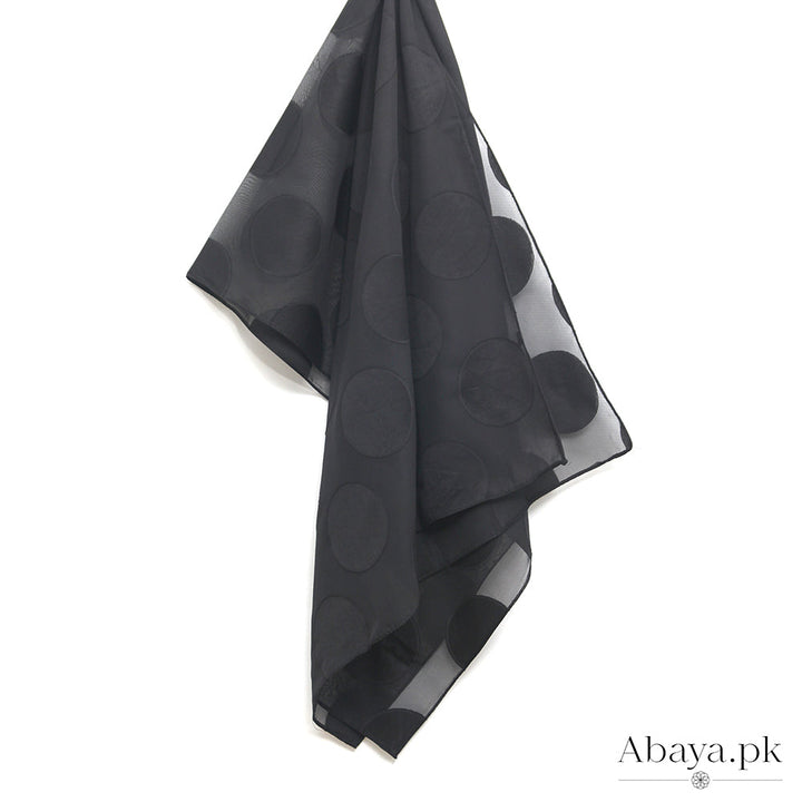 Foil Chiffon  Black