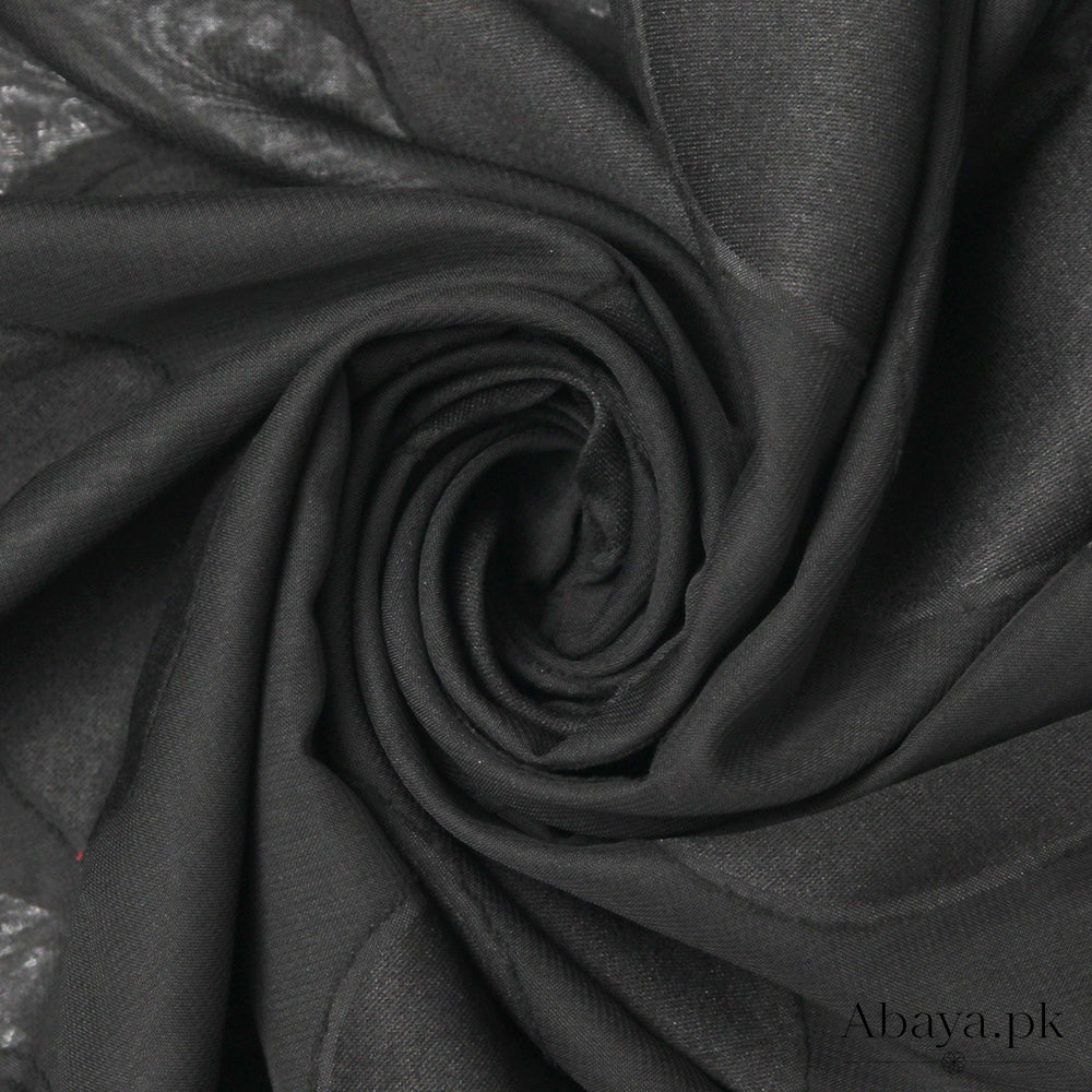 Foil Chiffon  Black