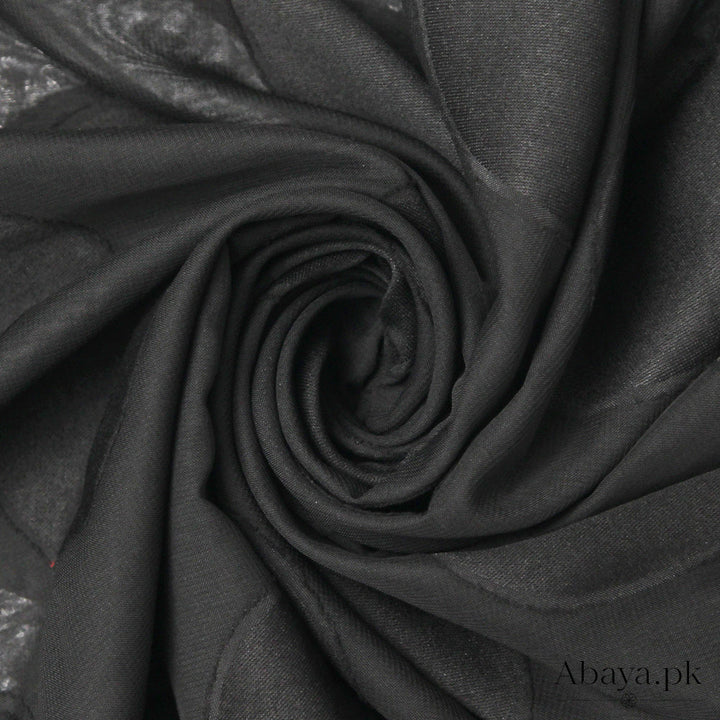 Foil Chiffon  Black