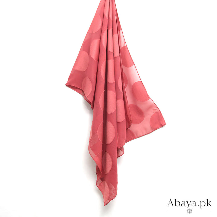 Foil Chiffon  Tea Pink