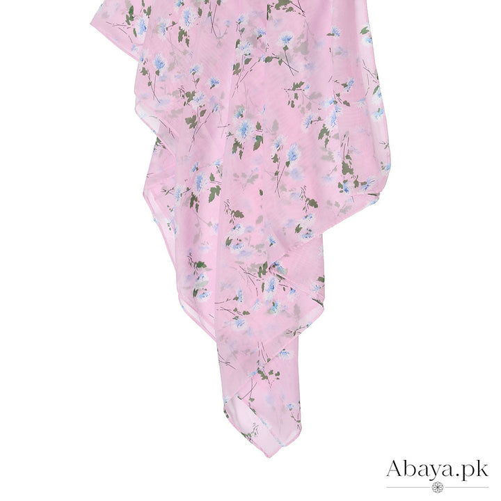 Georgette Tea Pink Orchid Hijab