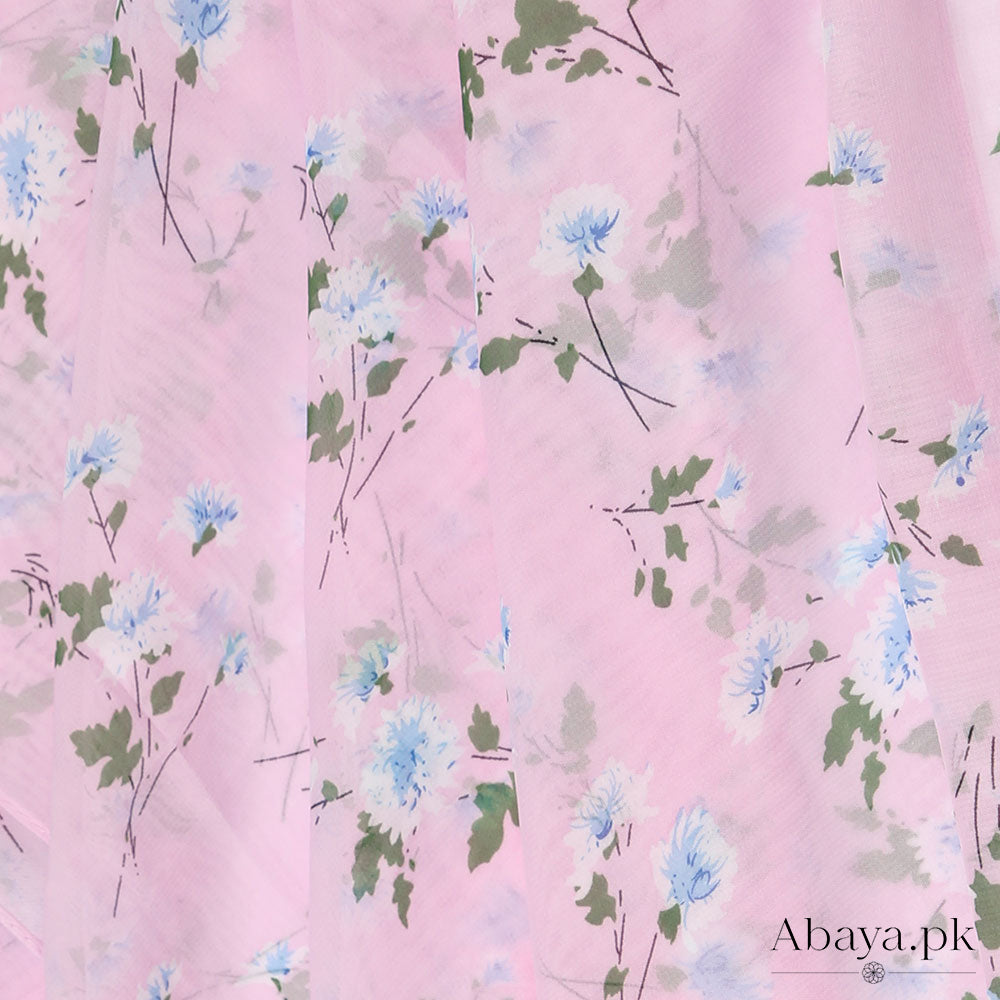 Georgette Tea Pink Orchid Hijab