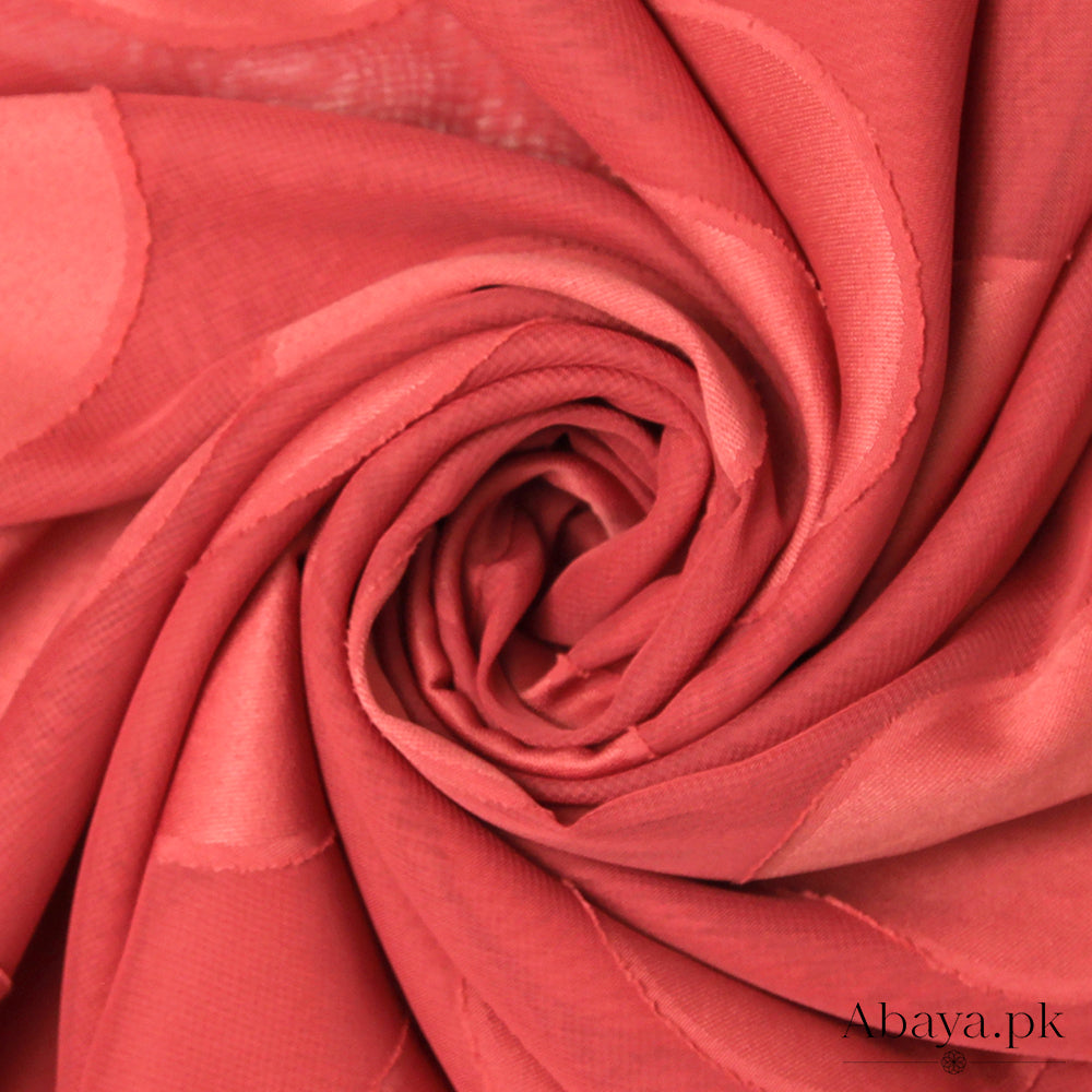 Foil Chiffon  Tea Pink