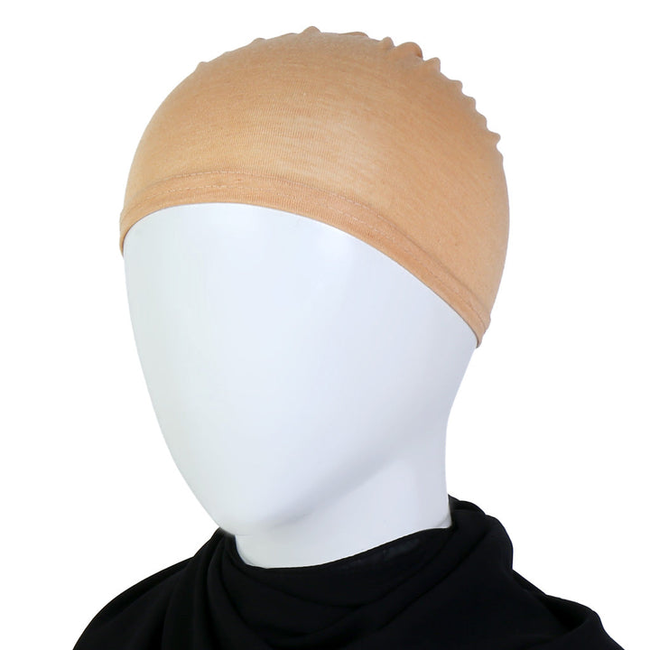 Honey Yellow Lastic Hijab Cap