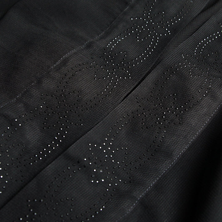 Black Stone Bow Flower - Irani Chadar