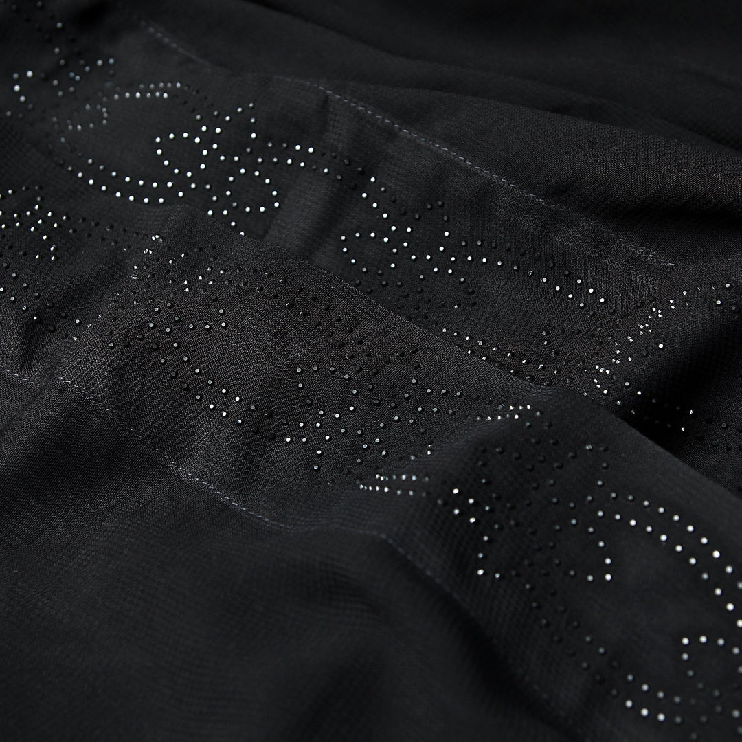 Black Stone Bow Flower - Irani Chadar