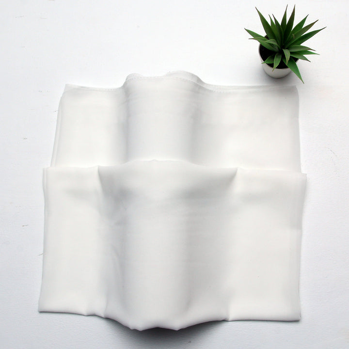 Plain Chiffon - White