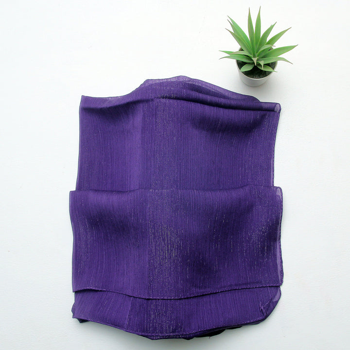 Metallic Chiffon-Purple