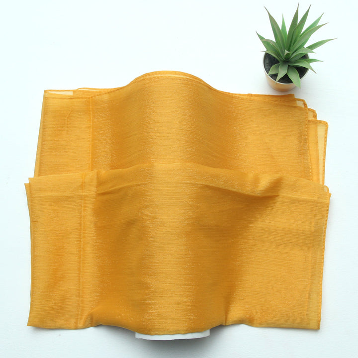 Metallic Chiffon-Yellow