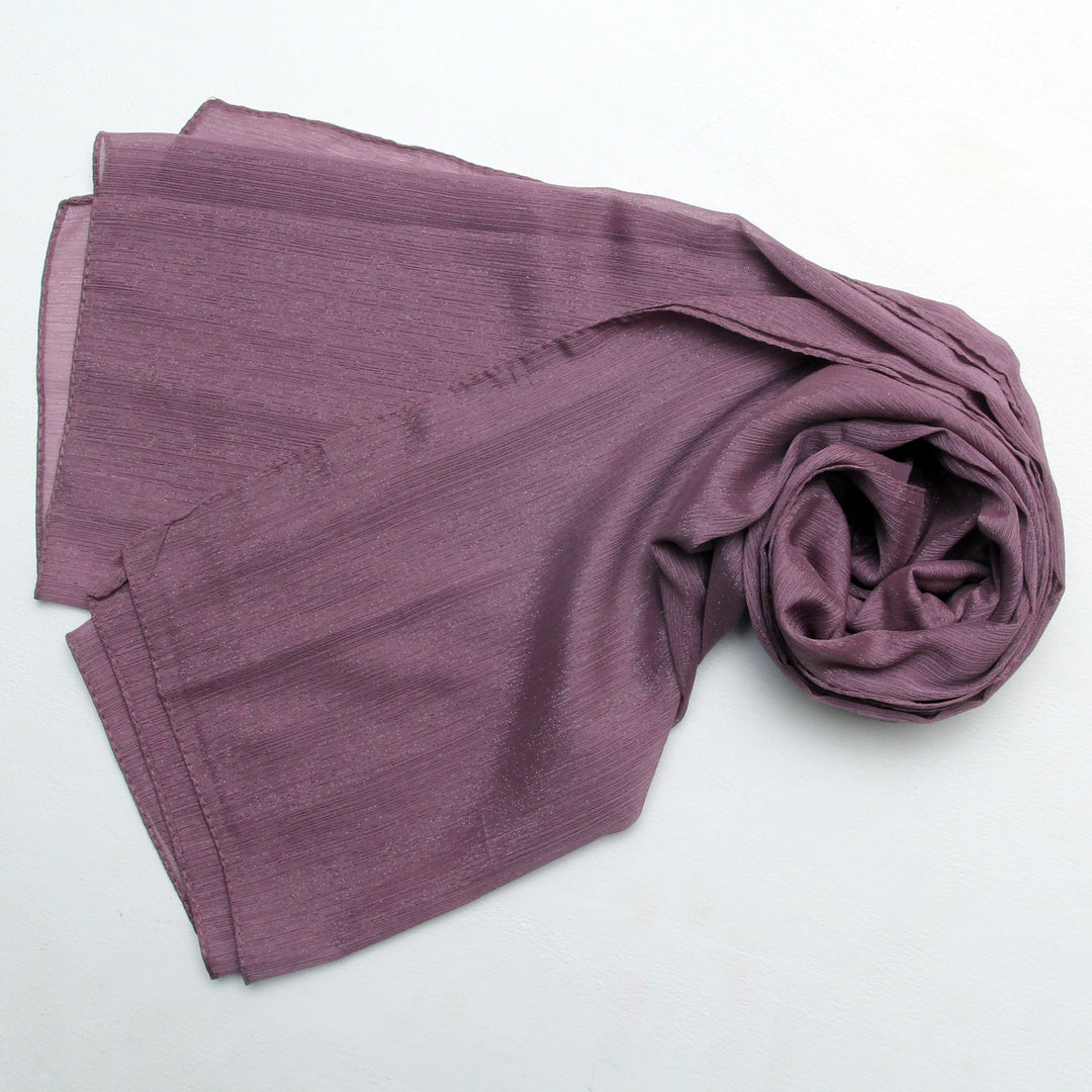Metallic Chiffon-Lilac