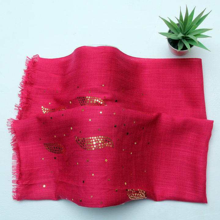 Turkish Square-Leaf-Shocking Pink