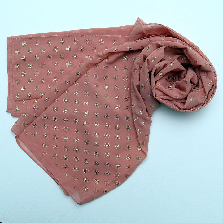 Chiffon Due Drop-Peach