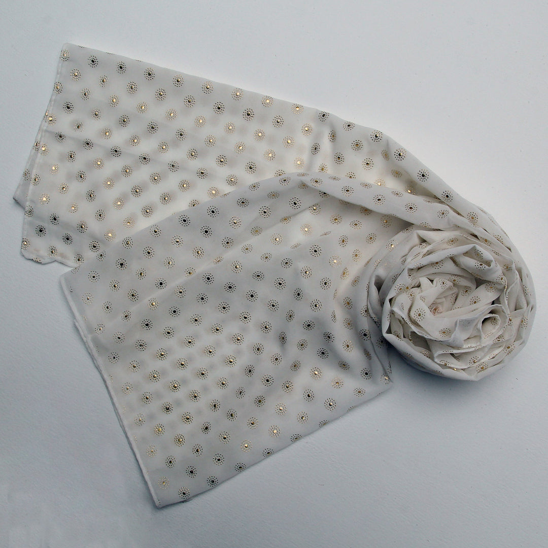 Chiffon Due Drop-White