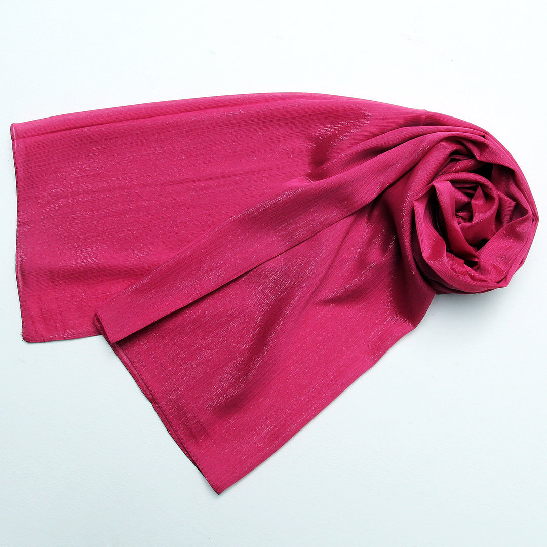 Metallic Chiffon-Pink