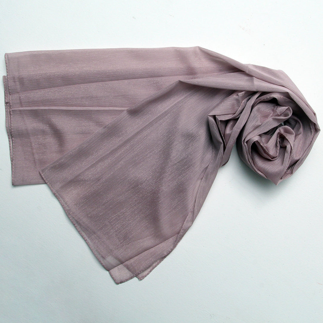 Metallic Chiffon-Powder Purple