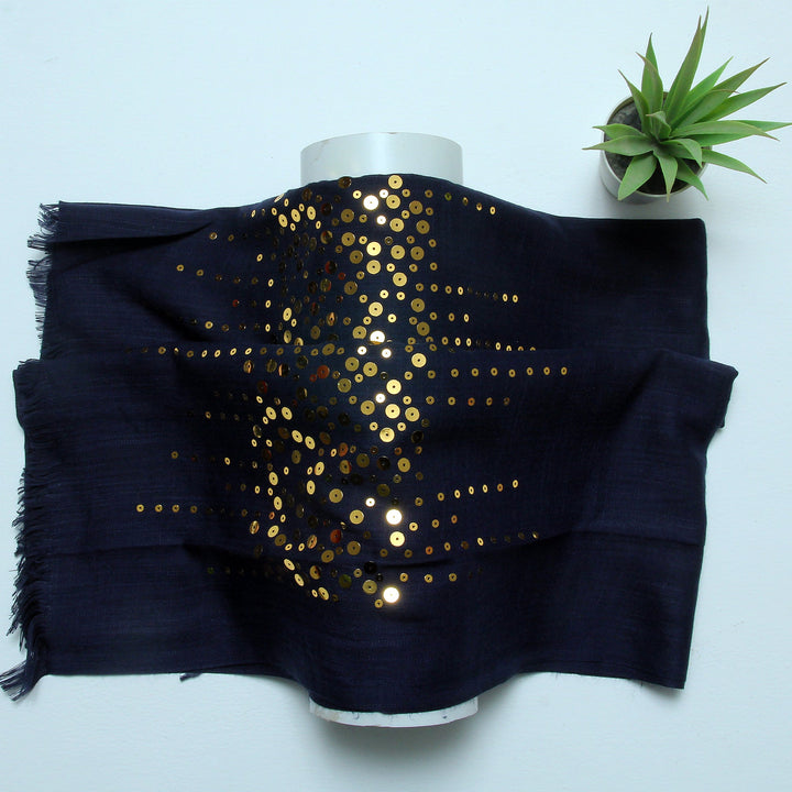 Turkish Square-Strip-Navy Blue