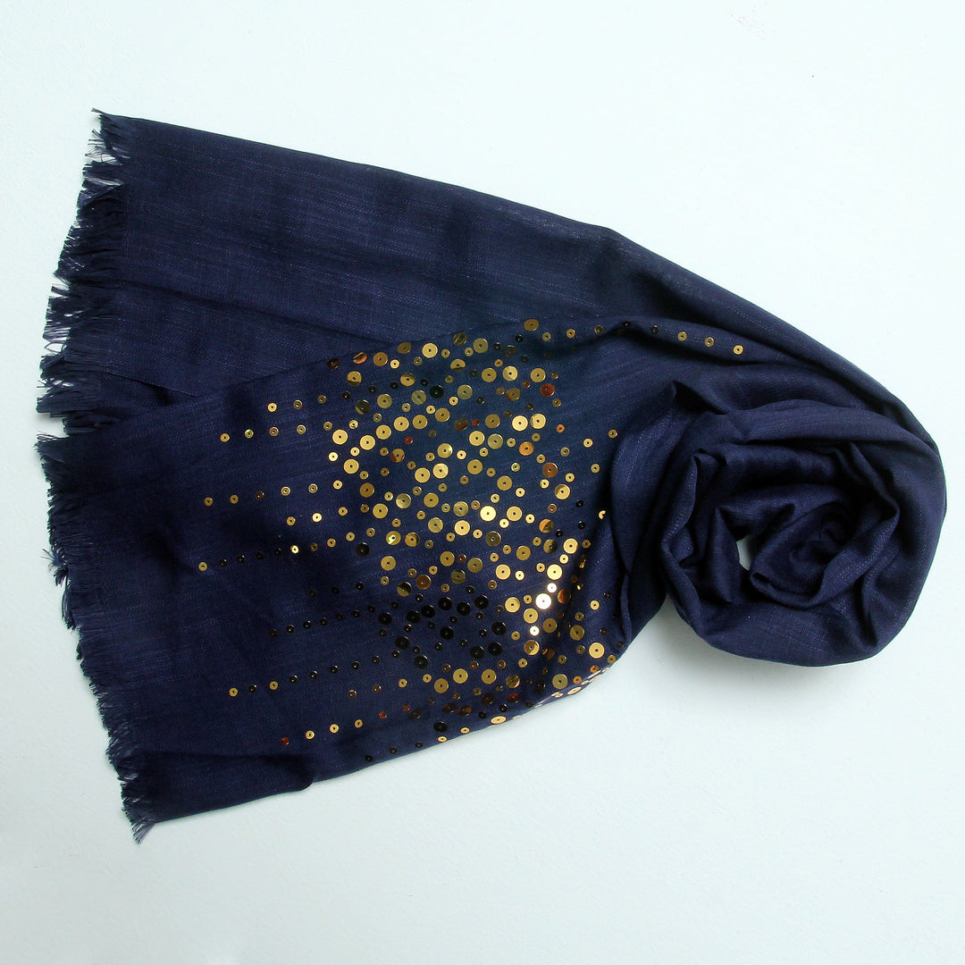 Turkish Square-Strip-Navy Blue