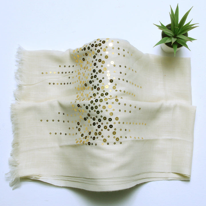 Turkish Square-Strip-Ivory