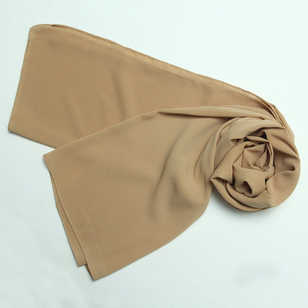 Crinkle Chiffon-Fawn
